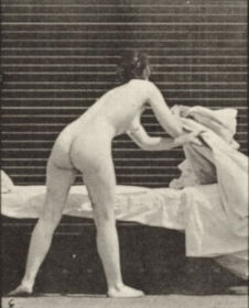 Plate 436 Making up a bed — figure reference